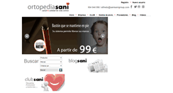 Desktop Screenshot of ortopedia-sani.com